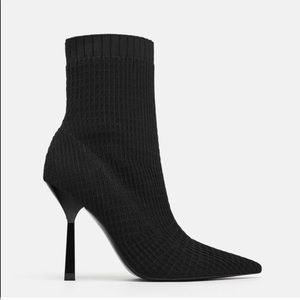 Zara Shoes - Zara sock boot heels Zara Shoes - Zara sock boot heels